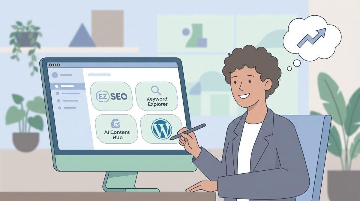 Giao diện nền tảng EZ SEO hiển thị các công cụ hỗ trợ đàm phán giá Content SEO và tự động hóa content