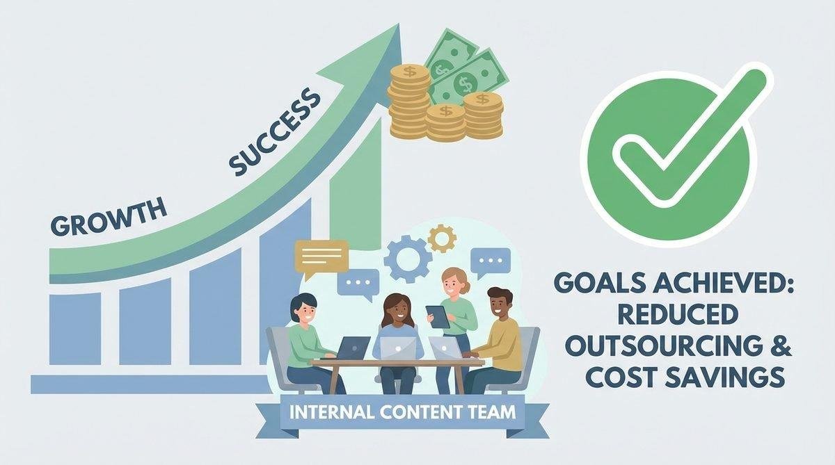 Lợi ích khi đào tạo Content SEO nội bộ: Tăng trưởng, hiệu quả và tiết kiệm chi phí.