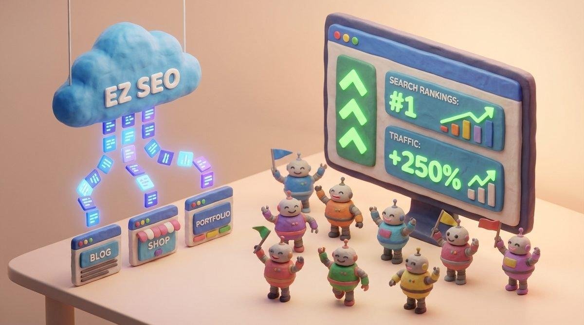 Thành công vượt trội khi áp dụng giải pháp tự động hóa đăng bài vệ tinh của EZ SEO.