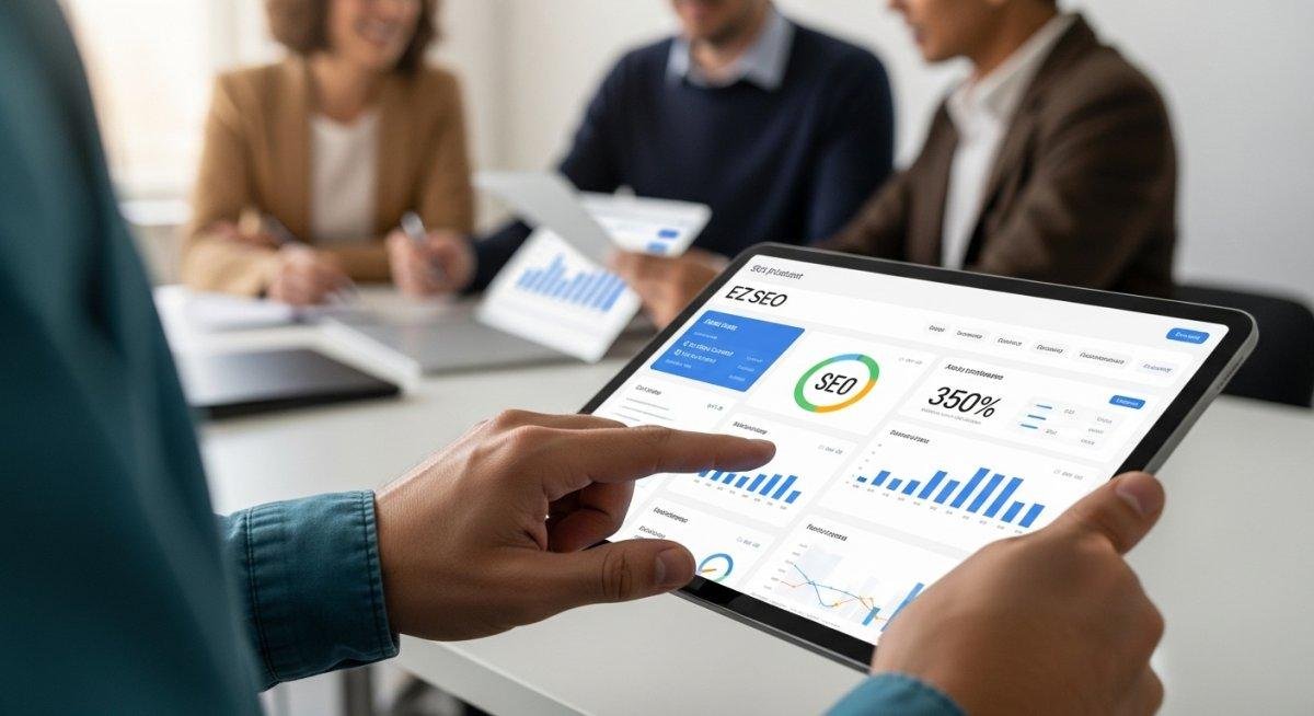 Nền tảng EZ SEO tự động hóa thuật toán SEO phần mềm viết bài, mang lại hiệu quả vượt trội.