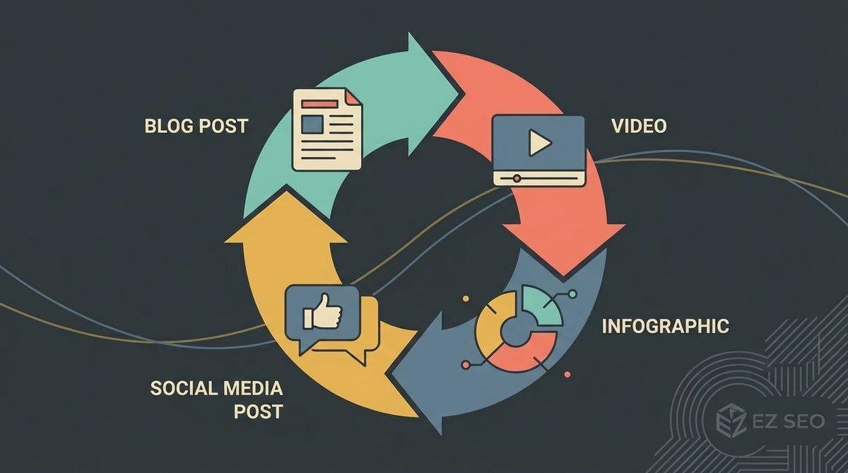 Chiến Lược Tái Sử Dụng Content SEO 2026: Tối Đa Hóa Giá Trị & Giảm Chi Phí Cùng EZ SEO