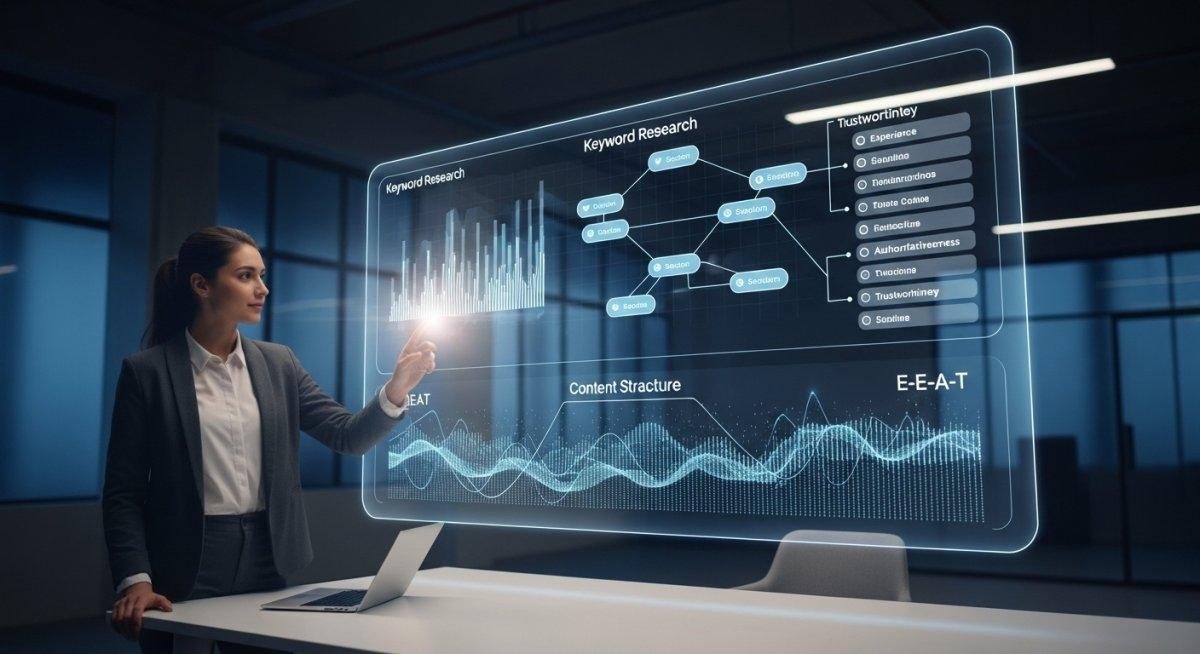 EZ SEO: Nền tảng Phần mềm viết bài SEO E-E-A-T tiên phong năm 2026