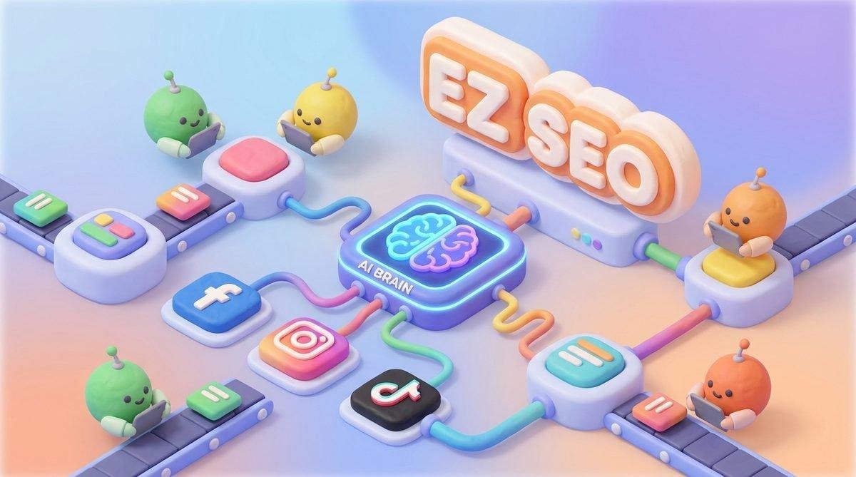 Tích hợp công cụ quản lý mạng xã hội tự động và SEO với EZ SEO