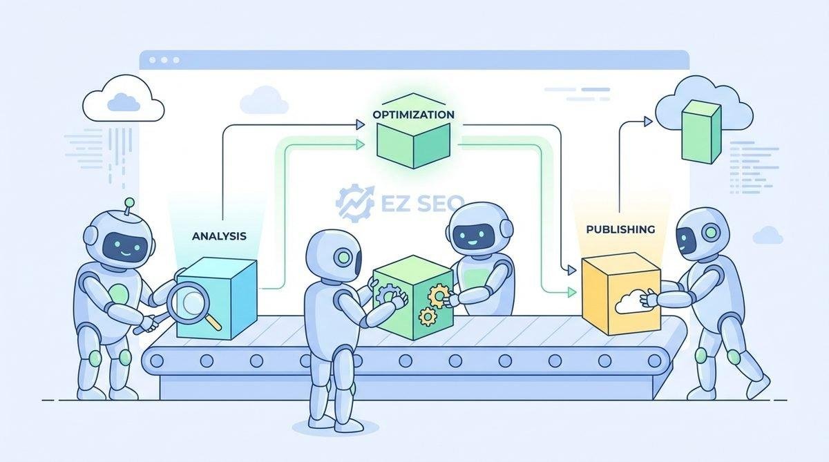 Tự động hóa Kiểm toán Content SEO với công nghệ AI tiên tiến của EZ SEO, giúp loại bỏ lãng phí.