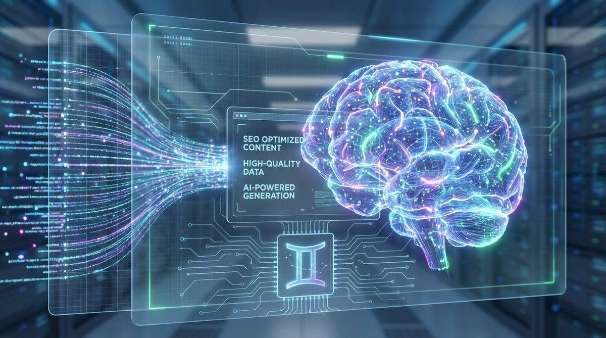 Hệ thống AI ứng dụng Prompt Engineering Gemini tự động tạo nội dung chất lượng cao.