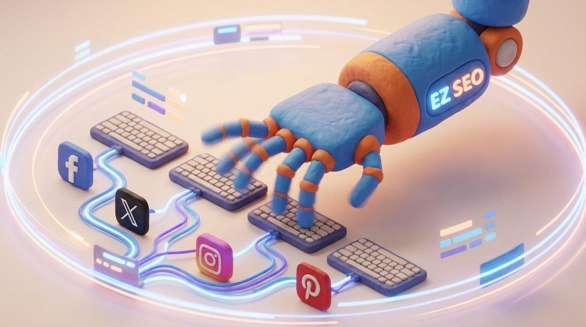 EZ SEO tự động hóa hoàn toàn Chiến lược Social Media vệ tinh, tăng hiệu suất và độ phủ.