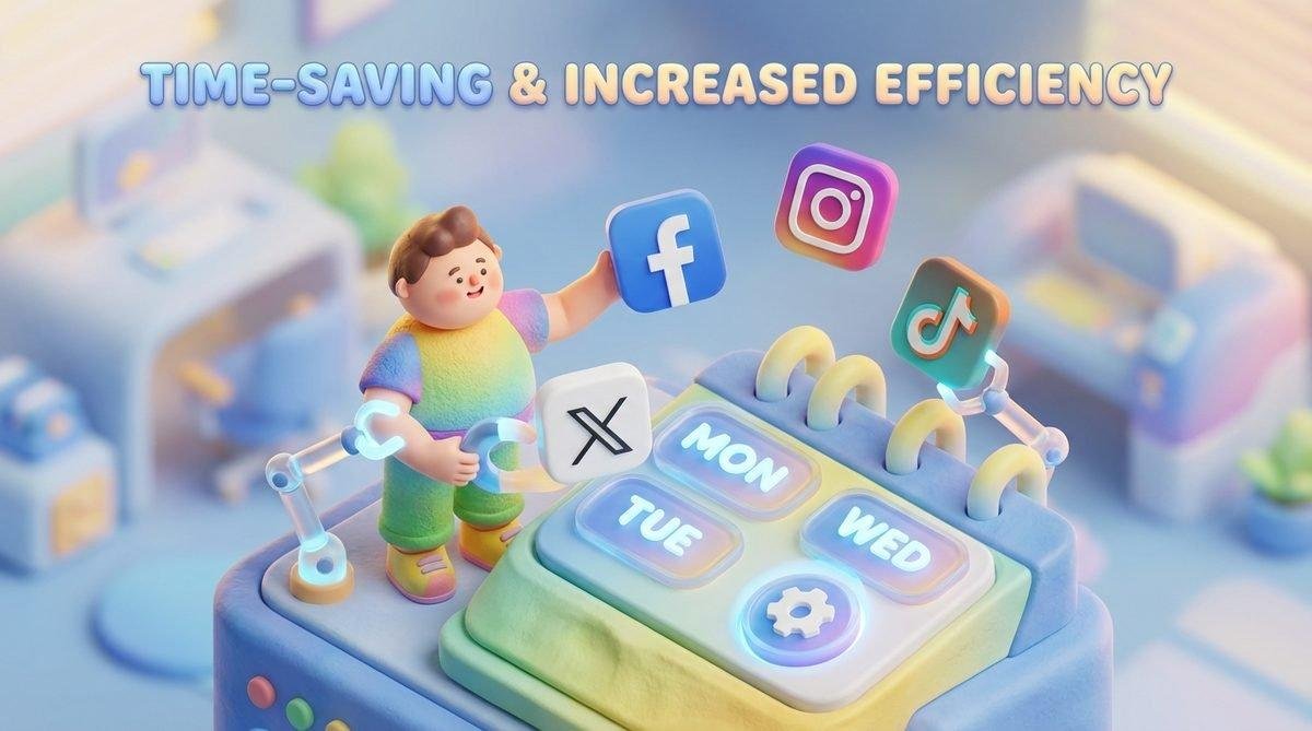Tiết Kiệm Thời Gian Và Tăng Hiệu Suất 2026: Sức Mạnh Của Công Cụ Lên Lịch Bài Đăng Social Tự Động Cùng EZ SEO
