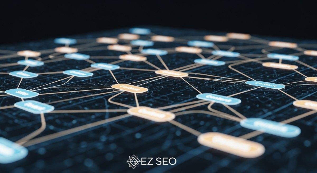 Sơ đồ liên kết nội bộ mạnh mẽ và cấu trúc silo được tối ưu bởi Phần mềm viết bài SEO EZ SEO.