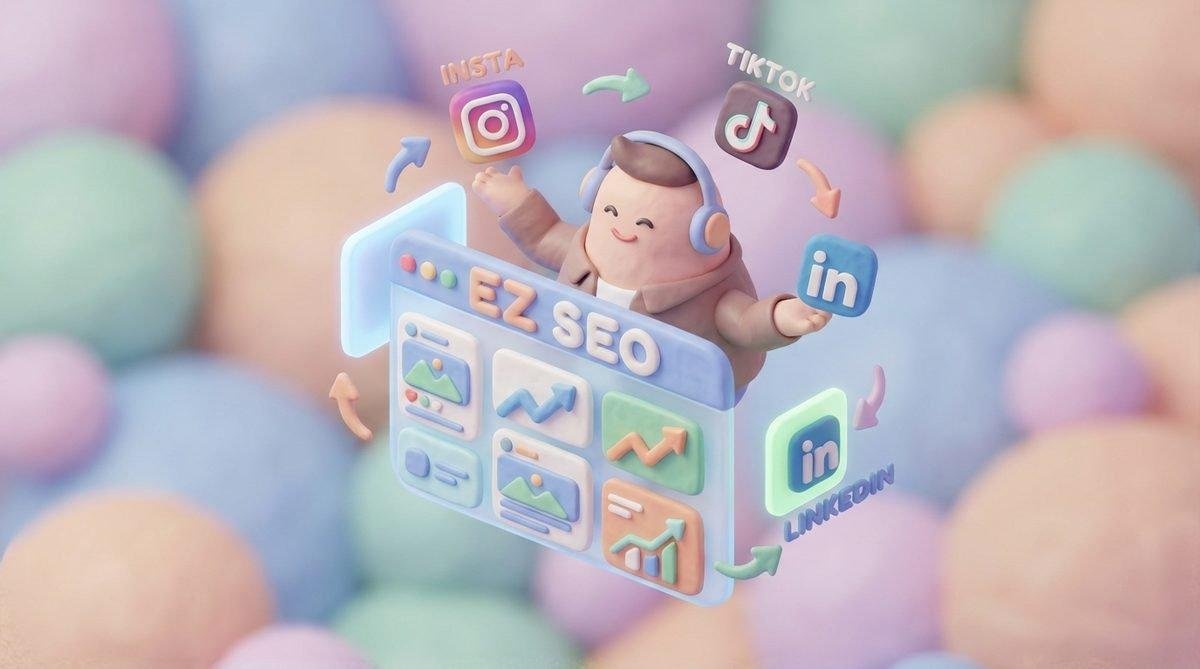 EZ SEO tự động hóa tối ưu hóa SEO Social Media và quản lý tài khoản vệ tinh.